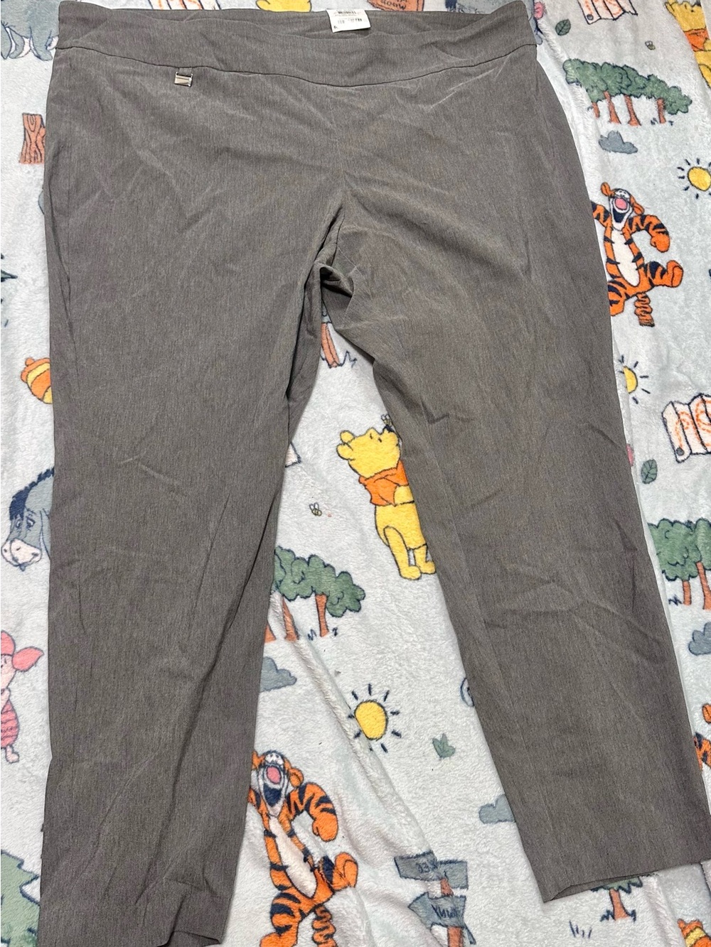 (NEW) Alfani Gray Women's Pull-On Dress Pants